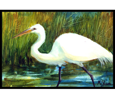 tapis de porte d'oiseau Egret