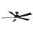 Wynd 5 - Blade Outdoor /Indoor Smart Ceiling Fan with Remote Control and LED Light Kit Included, Works With Alexa and iOS or Android App-79136628-79136629