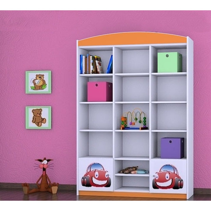 Sonny 183cm H X 132cm W Kids Cube, Orange