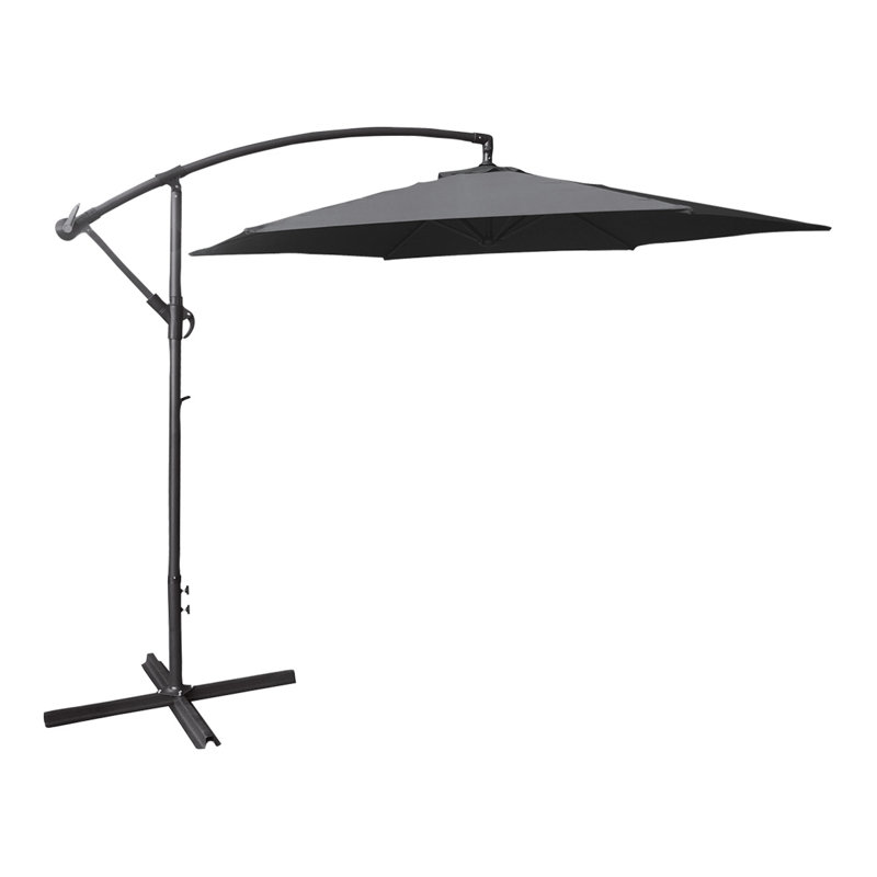 Wisner 300cm Cantilever Parasol, Grey