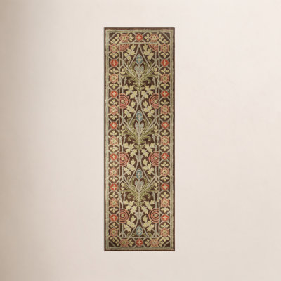 Stacey Chocolate Red Yellow Hand-Tufted Wool Rug