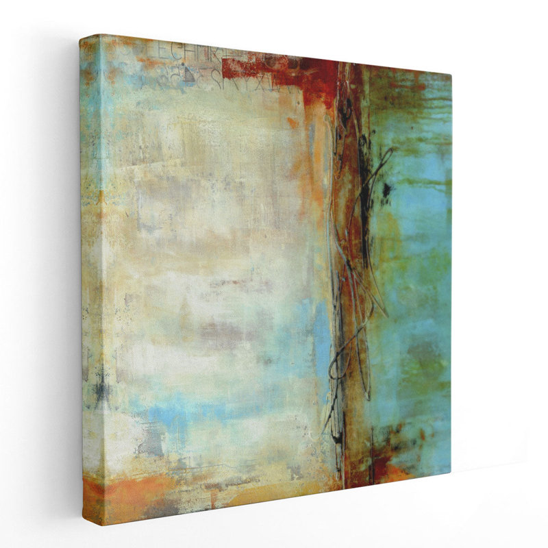 Urban East II - reproduction d'art sur toile, H 12 po x l 12 po