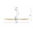 42inch 3 ABS Blades Indoor and Outdoor Ceiling Fan with Integrated LED and Remote Downrod,White and Natural Wood Grain-438892383-438892380-438892378