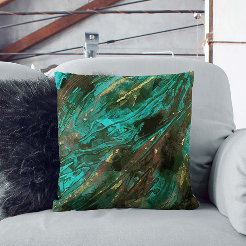 Square Throw Cushion, 55cm H x 55cm W x 20cm D