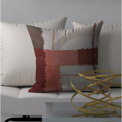 Abstract Throw Pillow