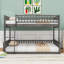 Lit superposé en bois polyvalent avec design et échelle détachables-977542830-977542818