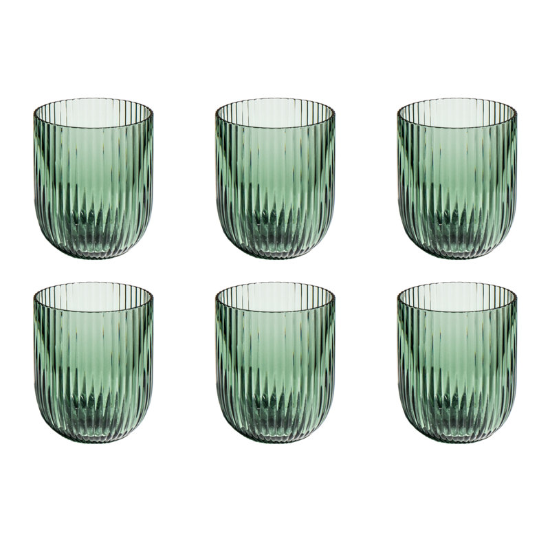 Verre à vin sans pied en acrylique Mesa , Vert