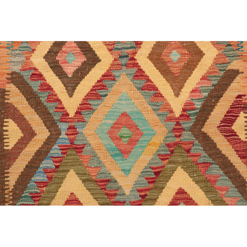 Southwestern Wool Hand Woven 102cm X 194cm Area Rug
