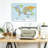 Geography Non-Wall Damaging Whiteboard Decals