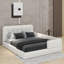 Grand lit plateforme tapissier avec 2 lumières-875769324