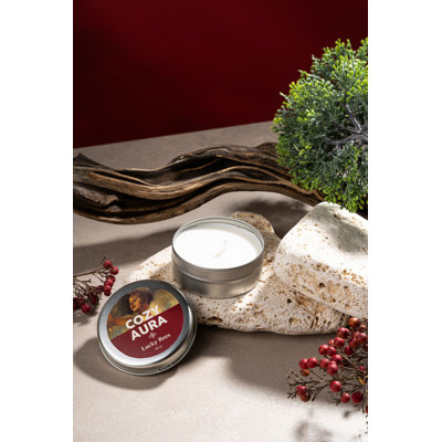 Cozy Scented Candle, 100% Soya Wax in Metal Cup, 3.0 x 2.4 inches | Intense Rose Fragrance | Safe for Home Use, Perfect for Relaxation & Ambiance | Ideal Gift for Any Occasion, Child-Safe Design