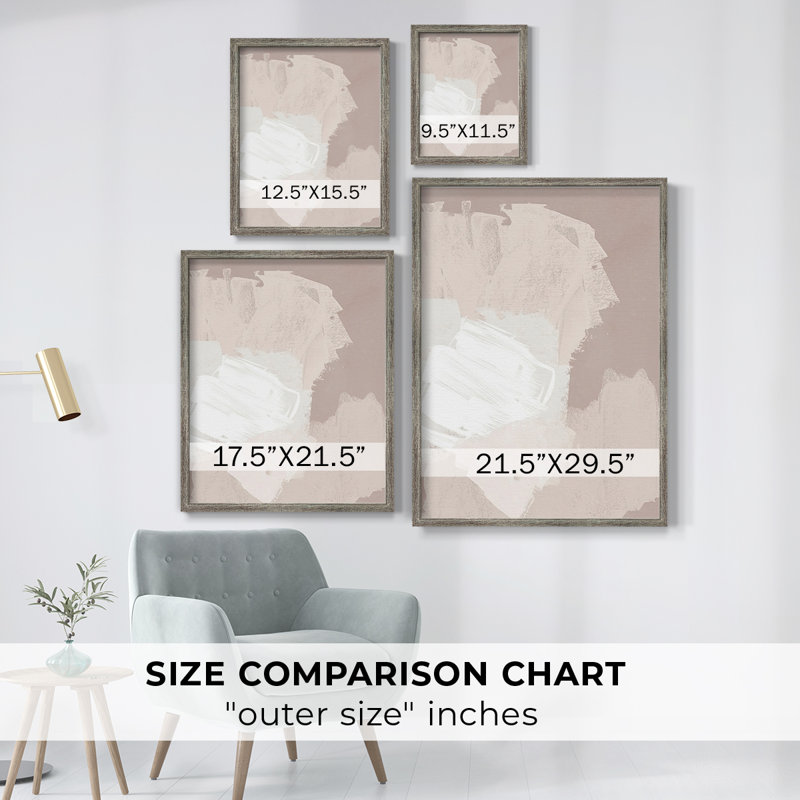 Cloud Slate I Framed Print - Solid Wood, 30" H x 24" W