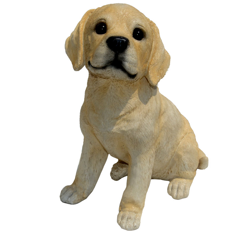 Orbison Plastic Garden Statue, Yeller - Yellow