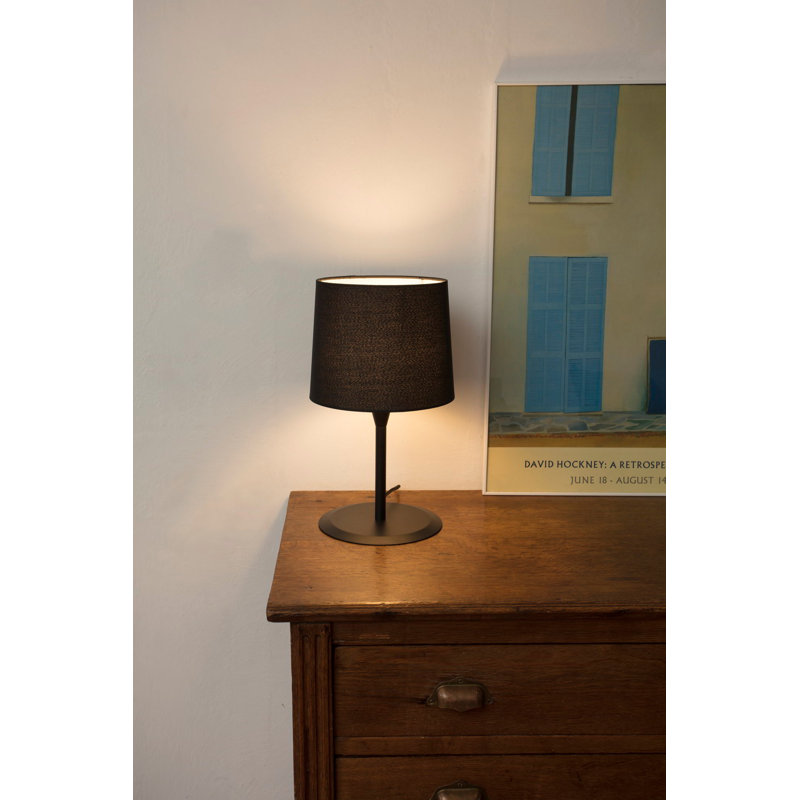Conga Table Lamp, Black, 19.5" H x 9.8" W x 9.8" D, Black