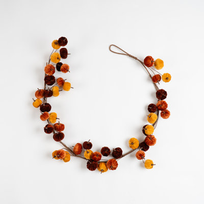 150cm Velvet Pumpkin Garland