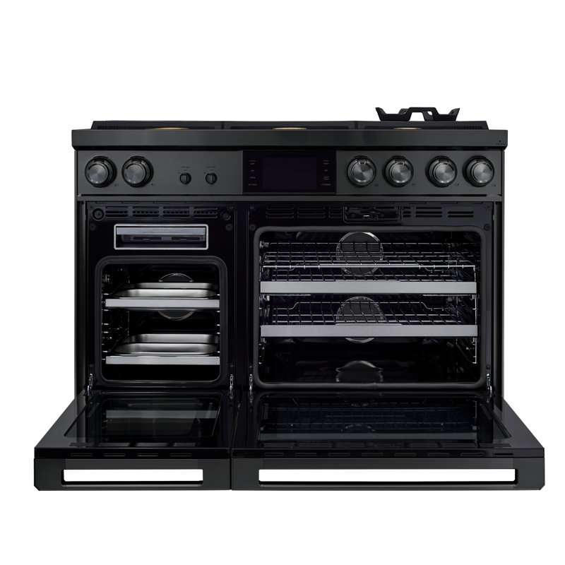 48" Pro-Range 6 Burners, Contemporary, NG/LP, Graphite Stainless