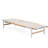Outdoor Aluminum Frame Lounger - Two Pieces, And Lightweight, Breathable Mesh, Rounded Legs With Rope Detail, Comfortable Ergonomic Design, Low Maintenance, Suitable For Backyard Decor Chaise Lounge