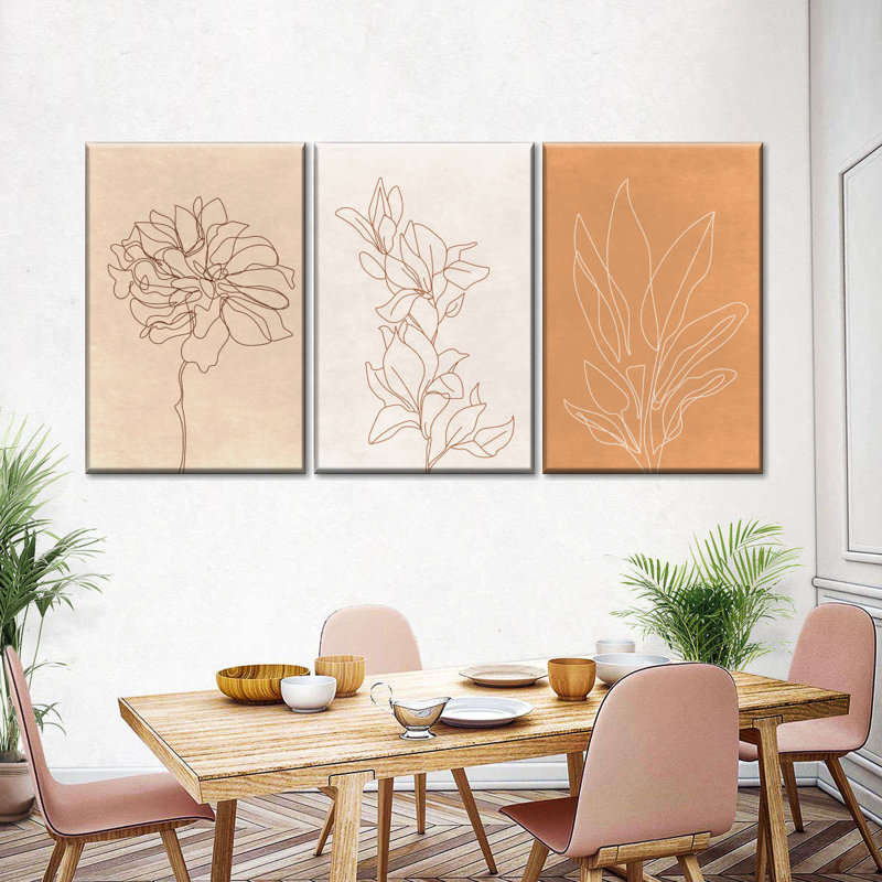 «The Art Of Botanical», reproduction sur toile, H 12 po x l 26 po