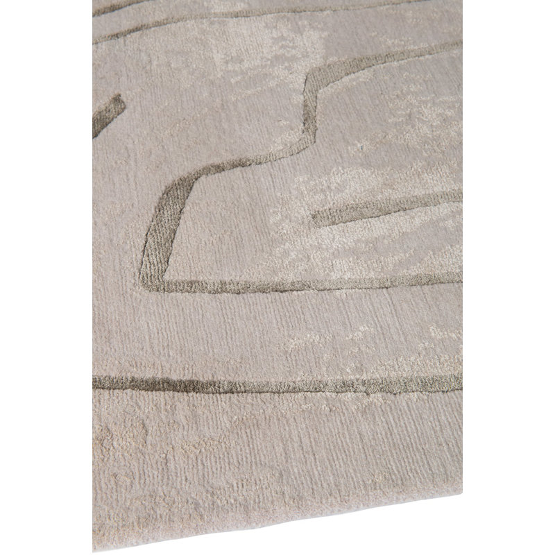 Kelly Wearstler Tableau Pewter Area Rug, Rectangle 9' x 12'