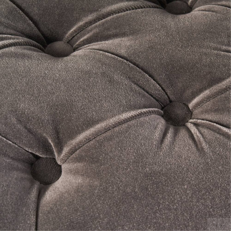 Chaise capitonnée Kd (Wthr) (ensemble de 2), Gris anthracite