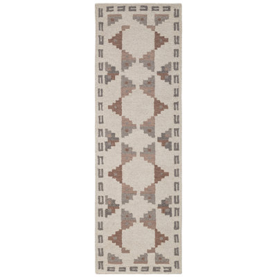 Tapis rectangulaire en laine Elsey