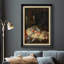 Ribbon Hat With Garden Roses - Peinture sur toile encadrée-86450297