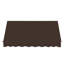 Auvent fixe Awntech Santa Fe, 255,5 cm x 112 cm x 61 cm, sac en toile de jute-28213258-111710608