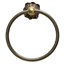 Acanthus full swing towel smooth ring Renaissance style in Antique Brass