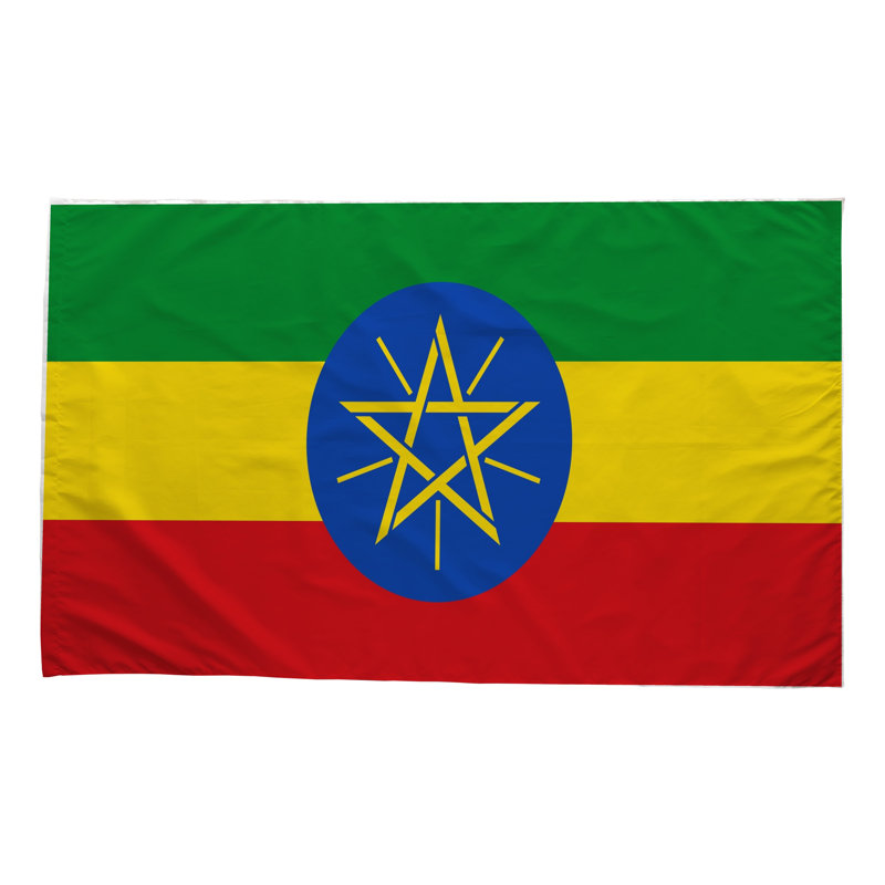 Drapeau de l'Éthiopie — Drapeau extérieur