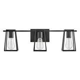 Luminaire de salle de bain 3 lumières à cage ouverte