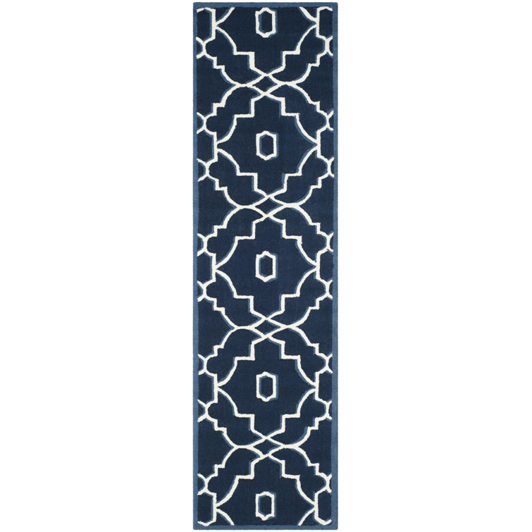 Lamour Hand Hooked Performance Geometric Rug