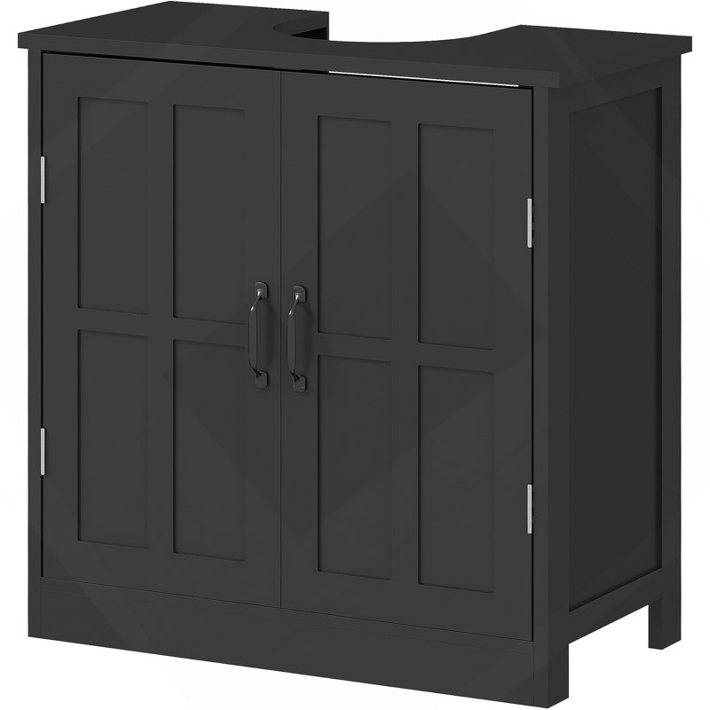 Armoire de salle de bain avec piédestal et tablette réglable pour un rangement et une organisation efficaces dans les espaces restreints