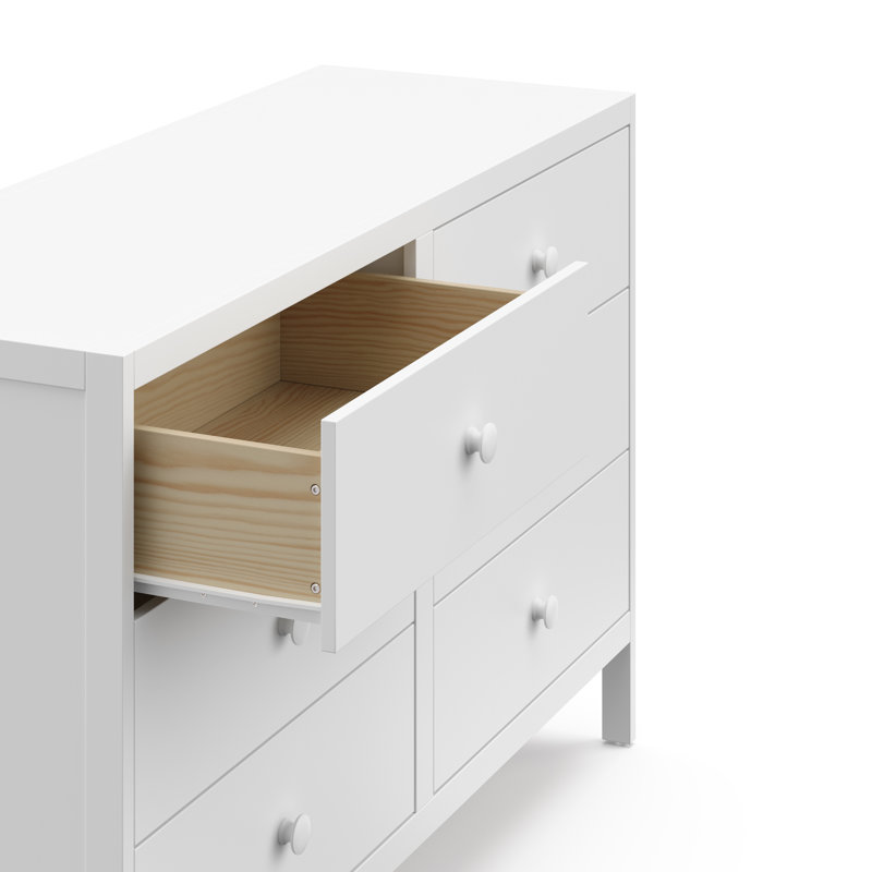Commode double 6 tiroirs Graco Universal, Blanc