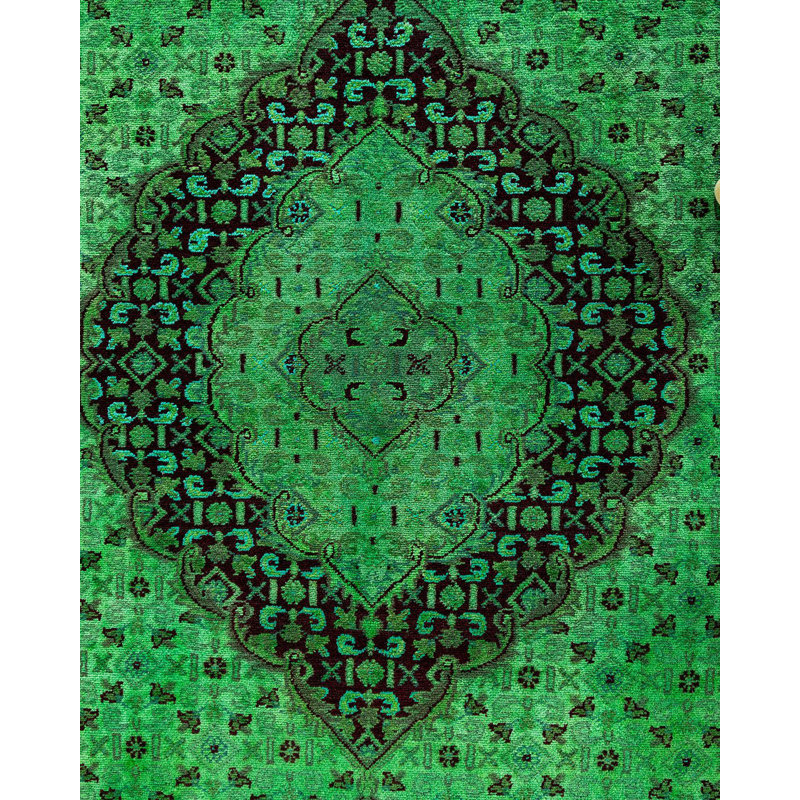 Overyed One-of-a-Kind Rectangle 6'1" X 9'4" Hand Knotted Area Rug