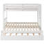 Lit superposé simple au-dessus d'un lit gigogne avec couchette en blanc, peu encombrant, garde-corps, guide d'assemblage pour couchette Rookies, couleur blanche, caractéristiques, placement à votre goût-17026613