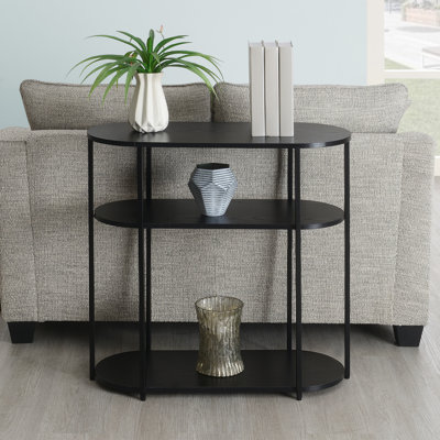 Ramos 3 Tier Oval Entryway Hall Table by Ebern Designs