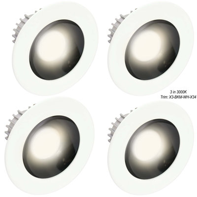 4'' Dimmable Air-Tight Standard Recessed Lighting Kit