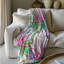 Hand-drawn Flower Bunch - 1 Piece Premium Sherpa Blanket-887942475
