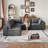 Cloud Modular Sofa with Removable Cushions & Double-Layer Design