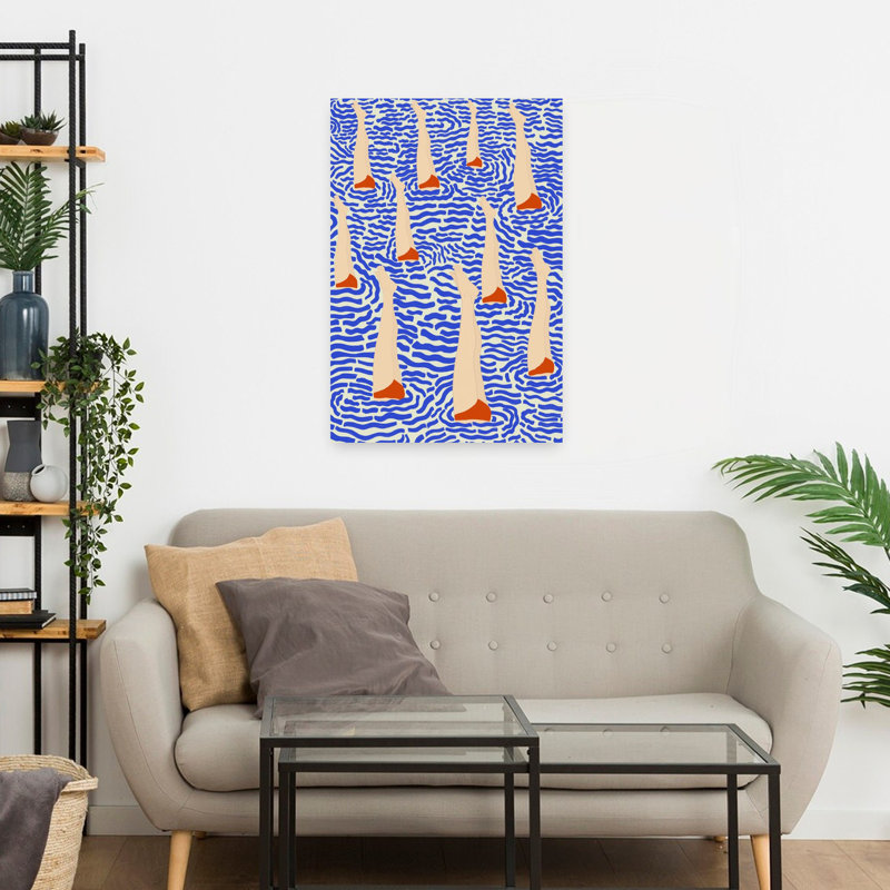 Art contemporain, art contemporain abstrait, H 24 po x l 16 po