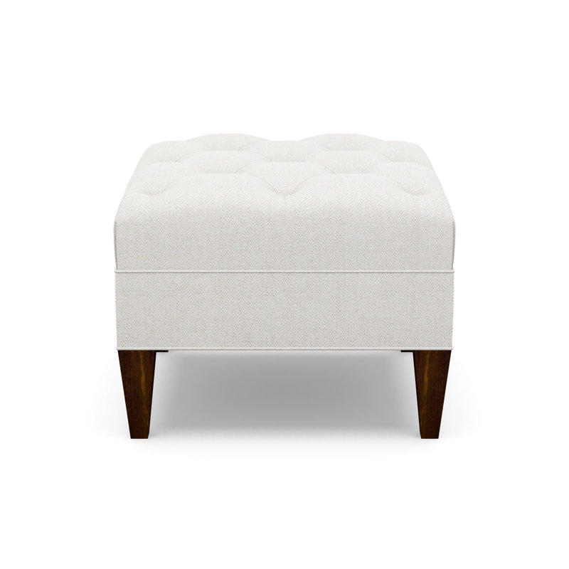 Square Ottoman, Walnut, 9637-80