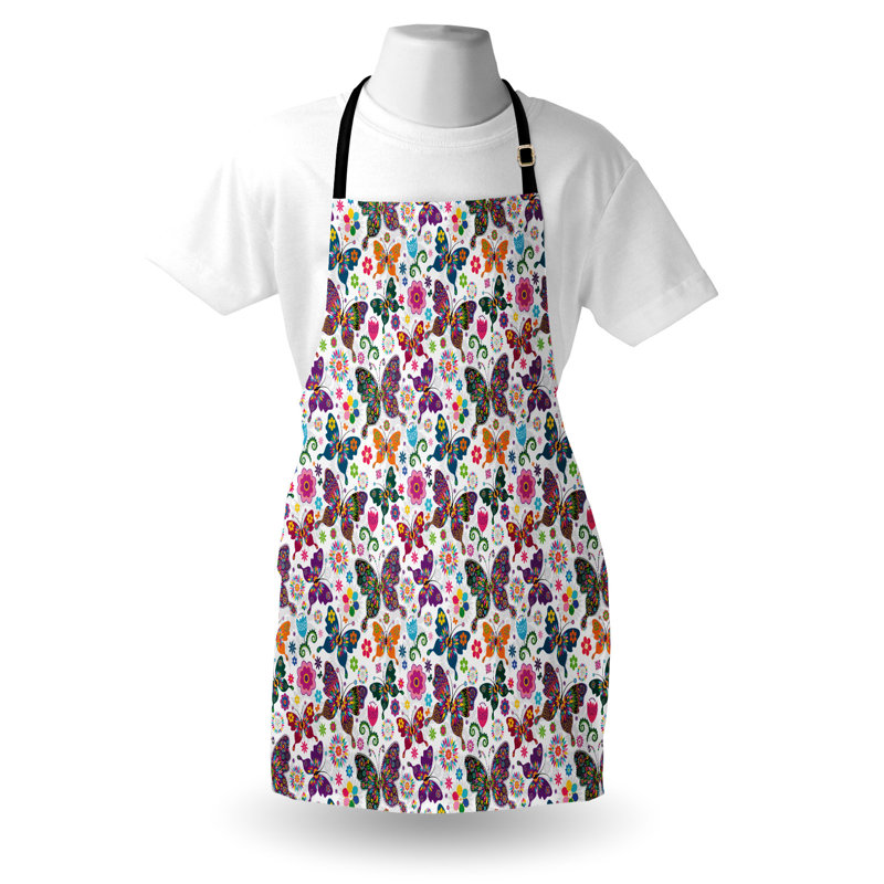 No Pattern Bib Apron