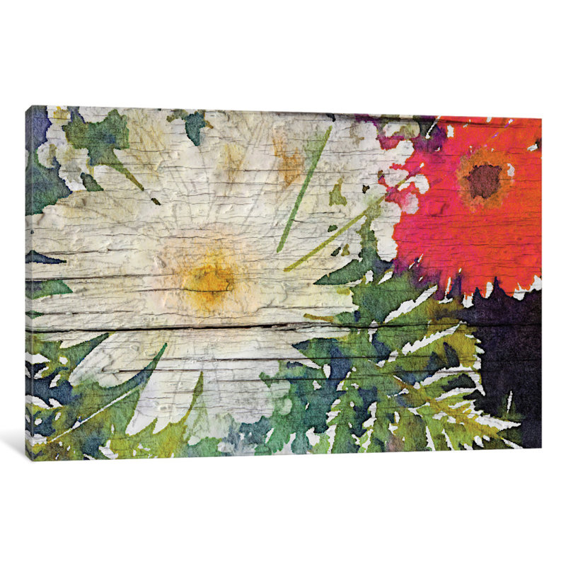 « bouquet », reproduction d’art sur toile tendue, H 26 po x l 40 po x P 1,5 po, Toile tendue, Pas de tapis