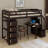 Twin Loft Bed With Drawers,Desk And Stairs-2098774154