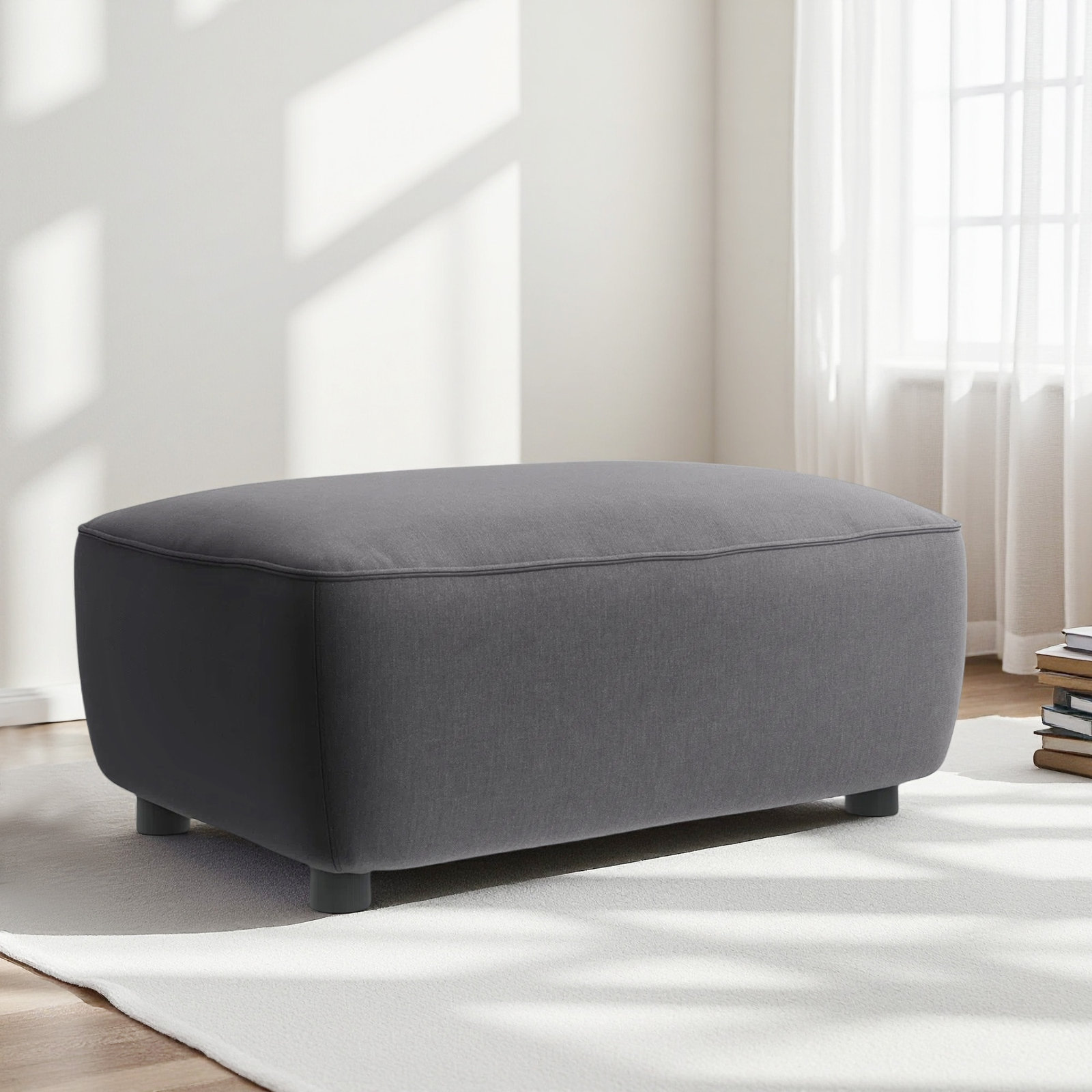 Lizzy Upholstered Ottoman