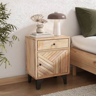 Table de chevet en bois massif