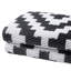 Tapis de camping en plastique noir et blanc-2029384072