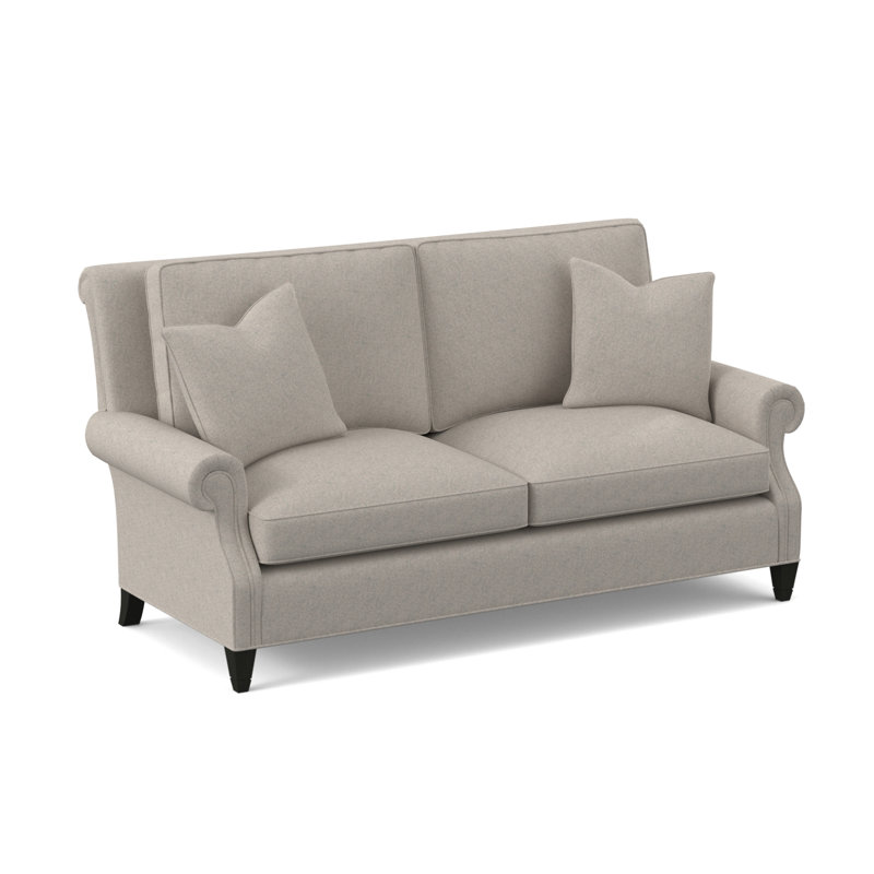 Library Sofa, Espresso, Margaret Tangelo Polyester Blend