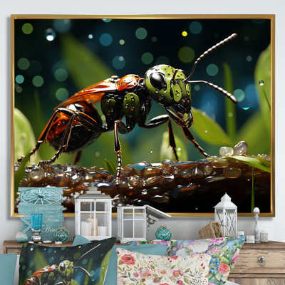 «Forest Guardian Green Ant I» sur toile