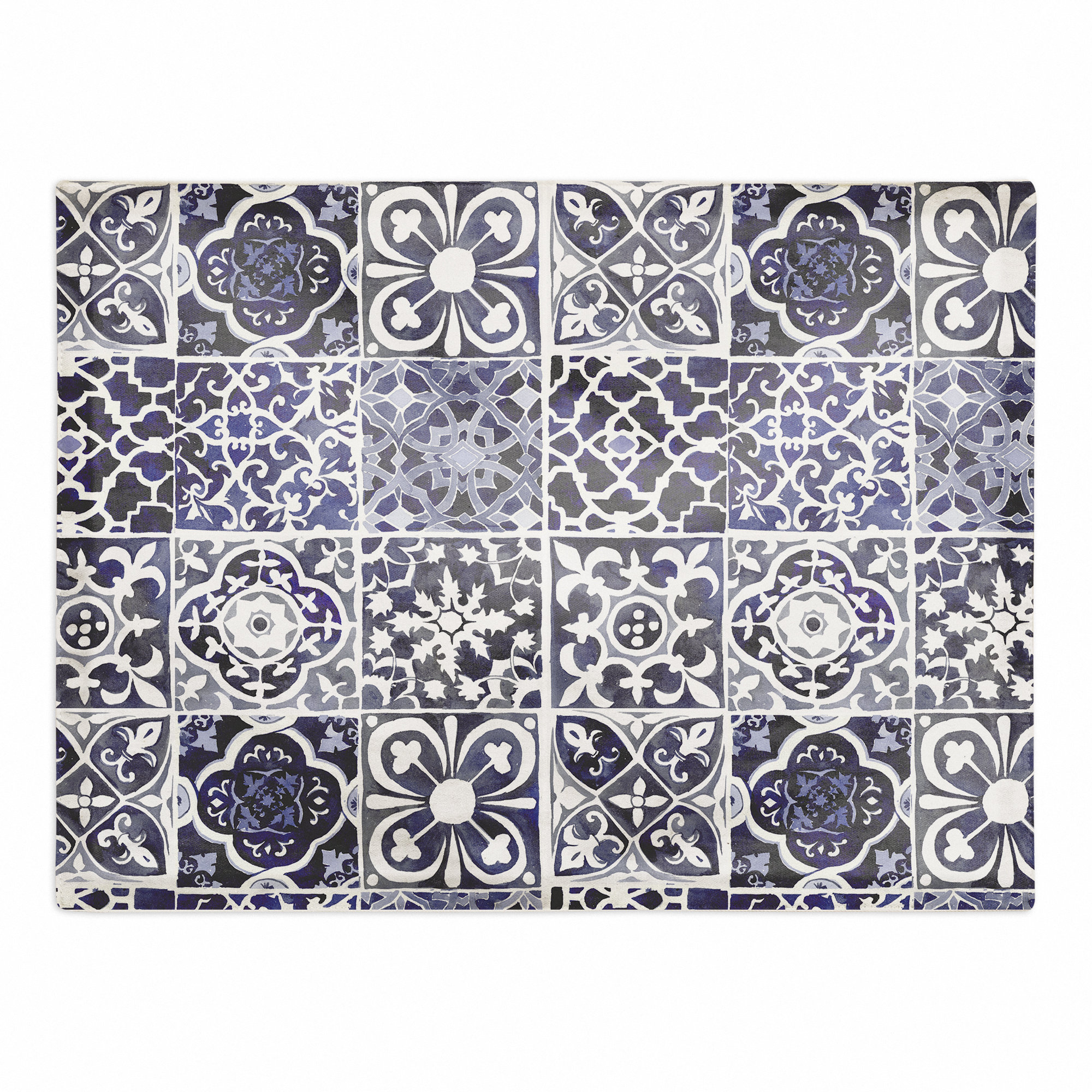 Bungalow Rose Daxen Polyester Abstract Rectangle Placemat | Wayfair